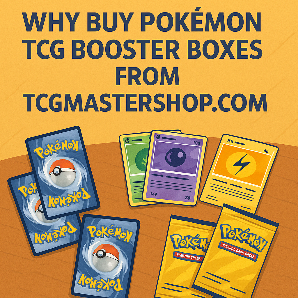 Why Buy Pokémon TCG Booster Boxes from TCGMasterShop